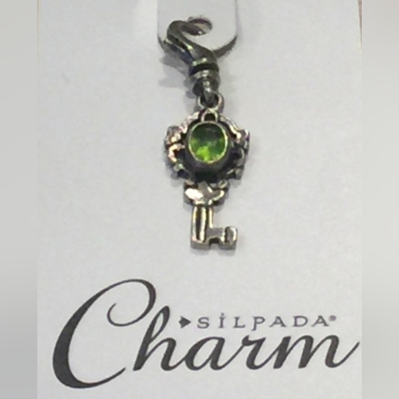 Silpada 925 Sterling Silver You Hold The Key Charm
